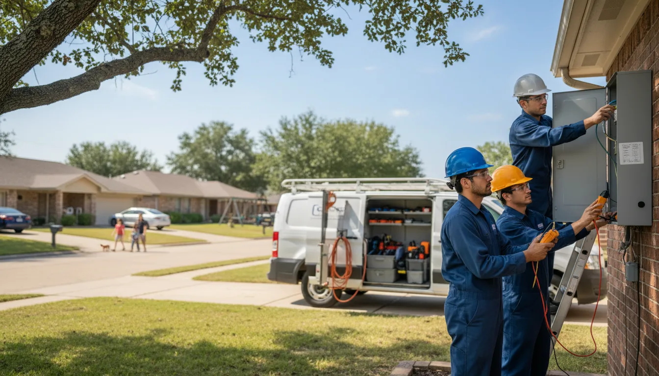 Certified electrician providing emergency electrical services in Mount Pleasant, WI